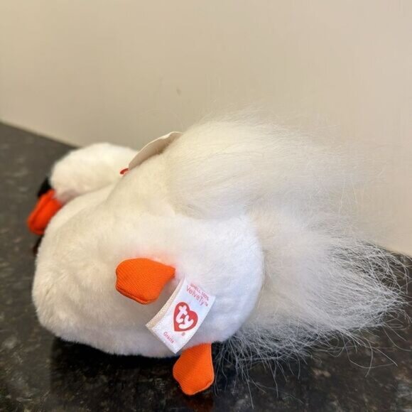 TY Beanie Baby 6” GRACIE White Swan Plush Stuffed Animal Toy with earTags - Picture 5 of 9